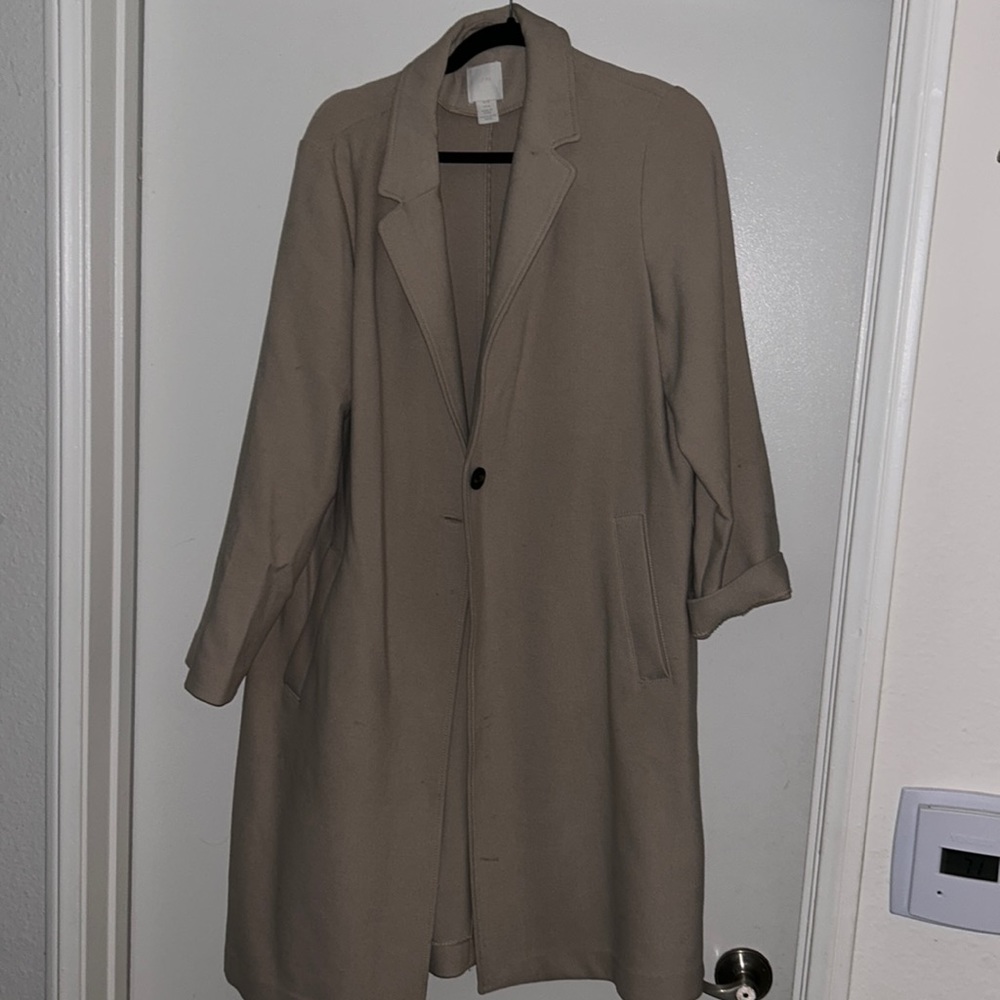 Oversized trench coat